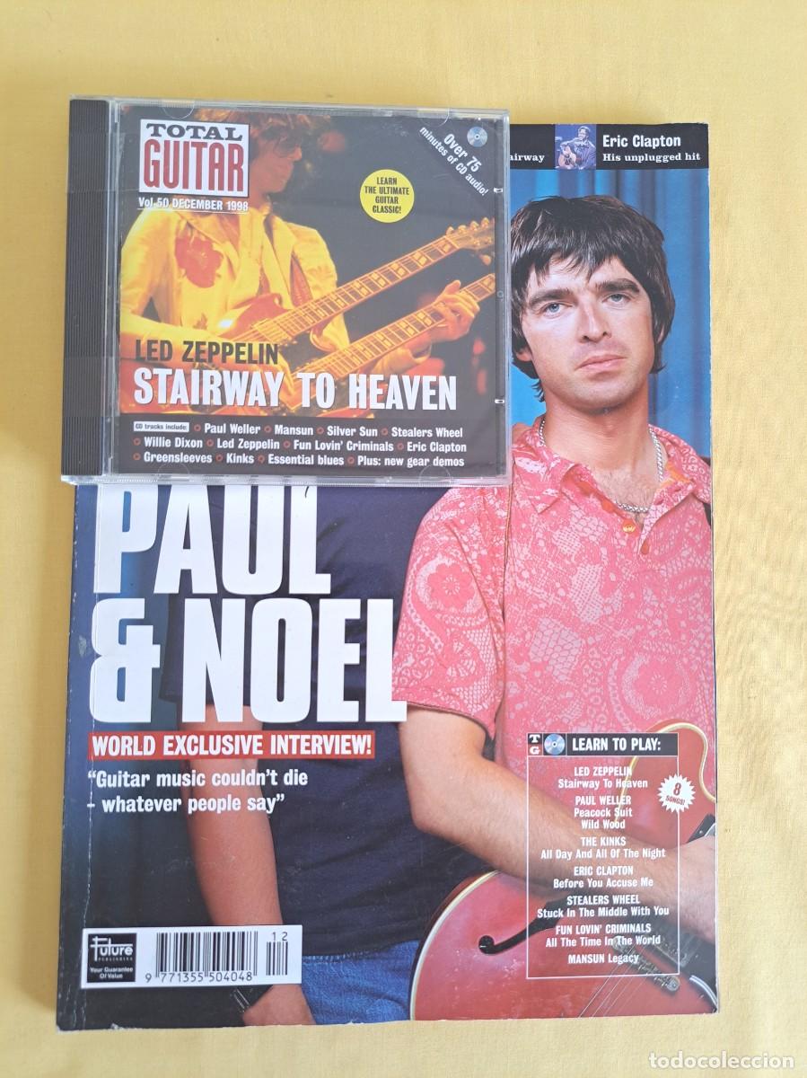 Revistas de m&uacute;sica: TOTAL GUITAR - PAUL & NOEL - DECEMBER 1998 - IDIOMA INGLES