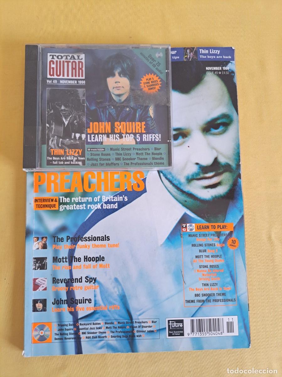 Revistas de m&uacute;sica: TOTAL GUITAR - MANIC STREET PREACHERS - NOVEMBER 1998 - IDIOMA INGLES