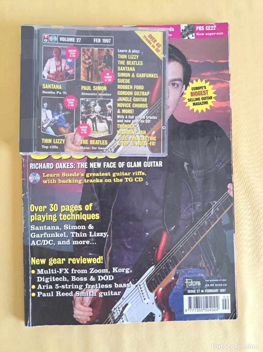 Revistas de m&uacute;sica: TOTAL GUITAR - SUEDE - FEBRUARY 1997 - IDIOMA INGLES