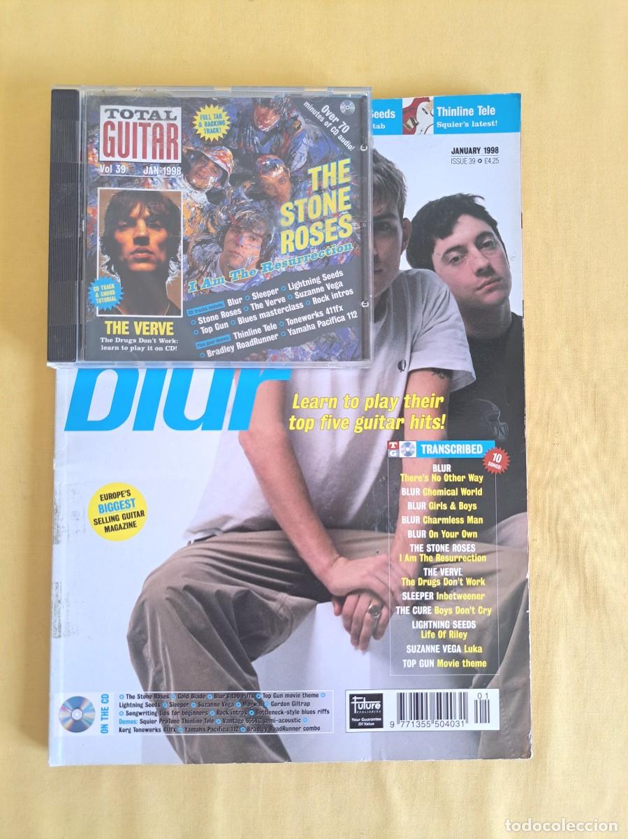 Revistas de m&uacute;sica: TOTAL GUITAR - BLUR - JANUARY 1998 - IDIOMA INGLES
