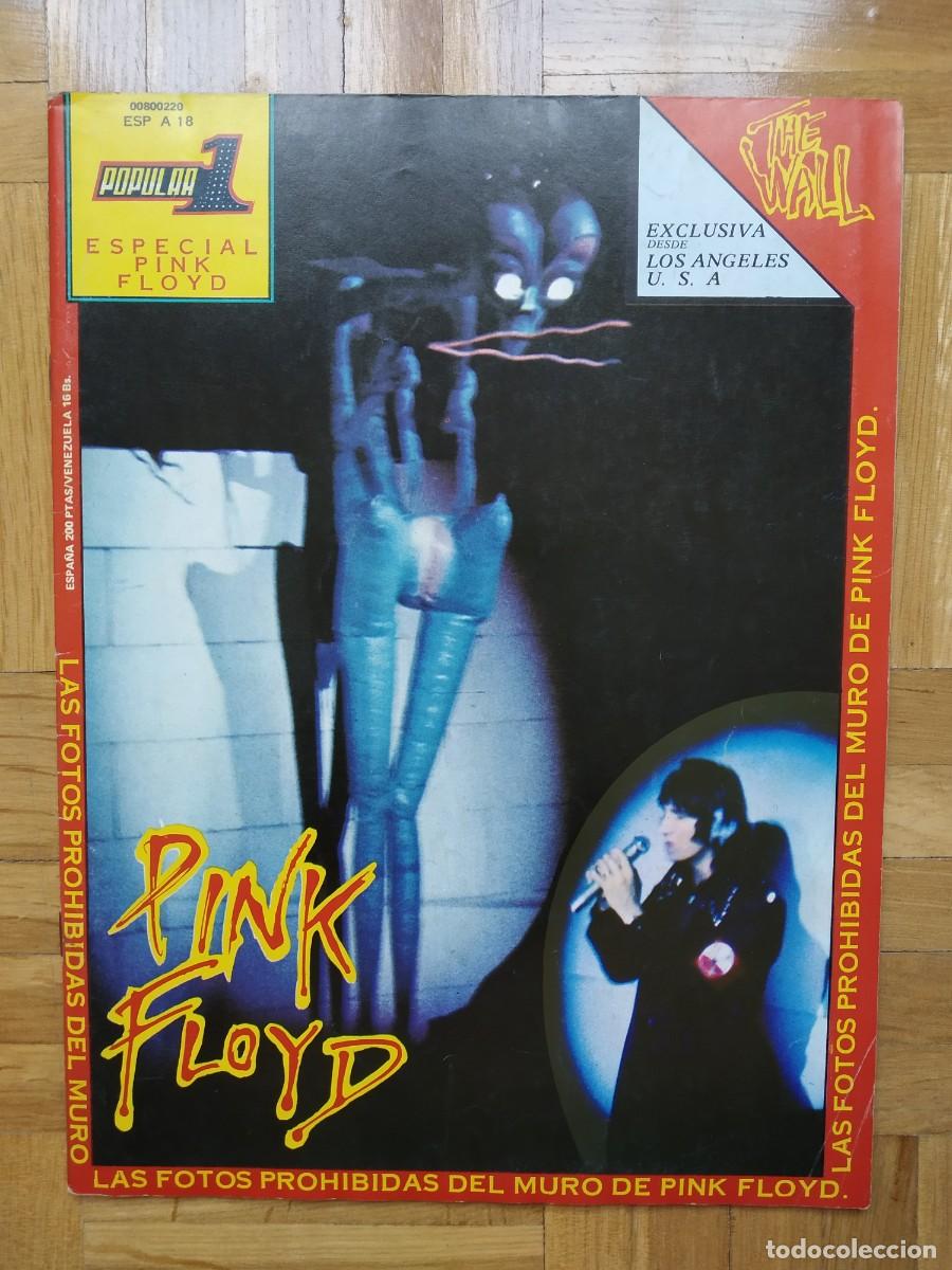 Revistas de m&uacute;sica: REVISTA POPULAR 1 ESPECIAL 18 PINK FLOYD CON POSTER GIGANTE