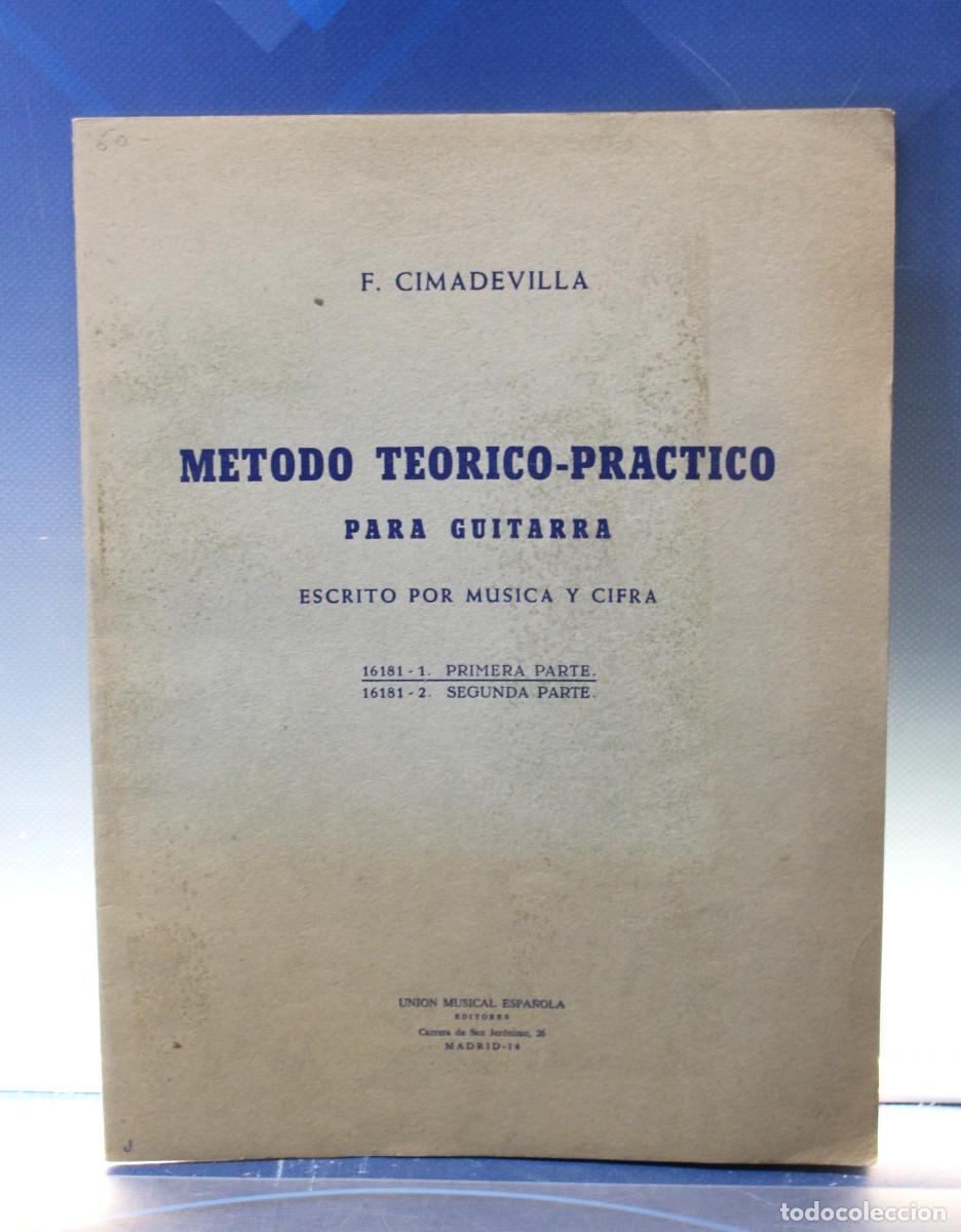 Revistas de m&uacute;sica: M&eacute;todo Te&oacute;rico-Pr&aacute;ctico para Guitarra de F. Cimadevilla, Uni&oacute;n Musical Espa&ntilde;ola.