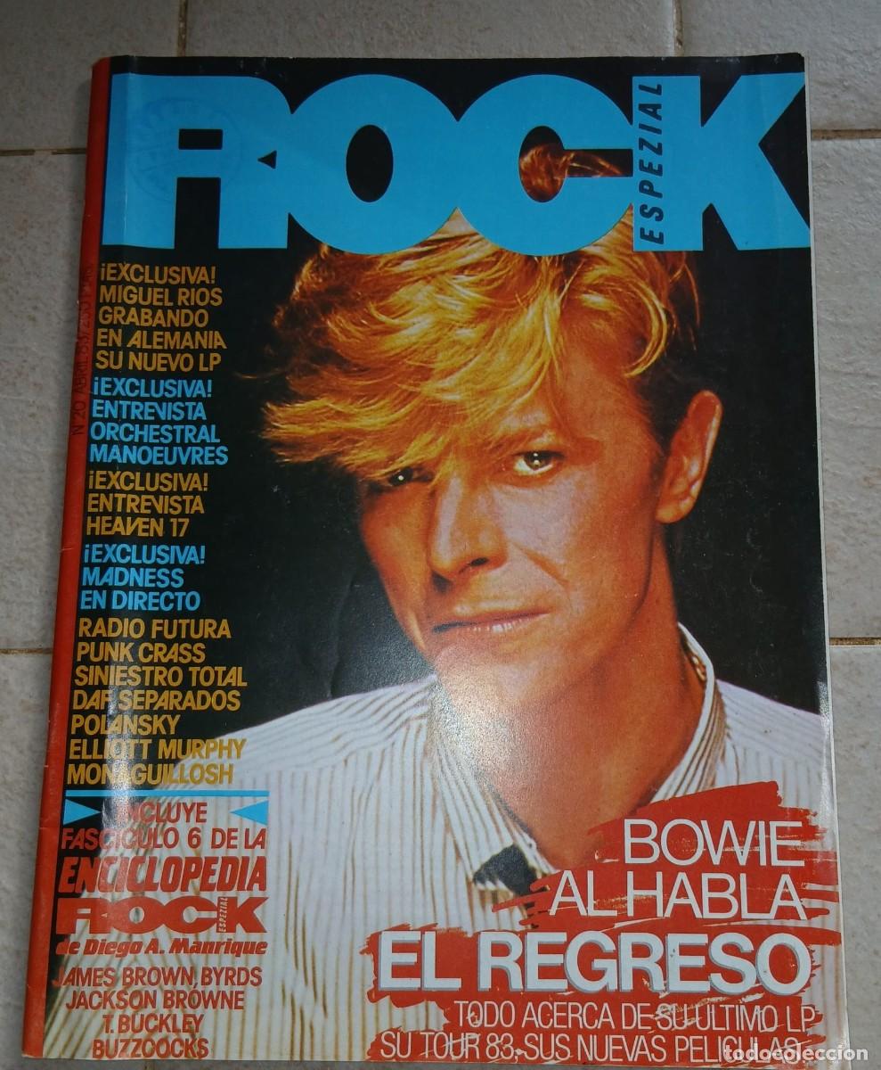 Revistas de m&uacute;sica: Revista vintage de los a&ntilde;os 80 rock especial