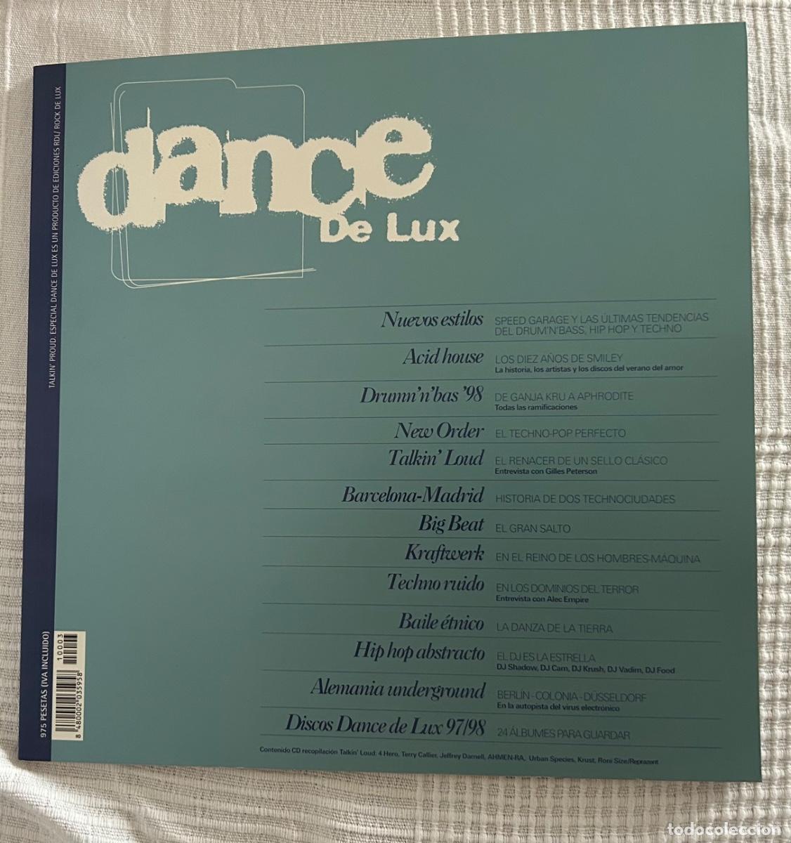 Revistas de m&uacute;sica: Revista Dance de Lux. A&ntilde;o 1998