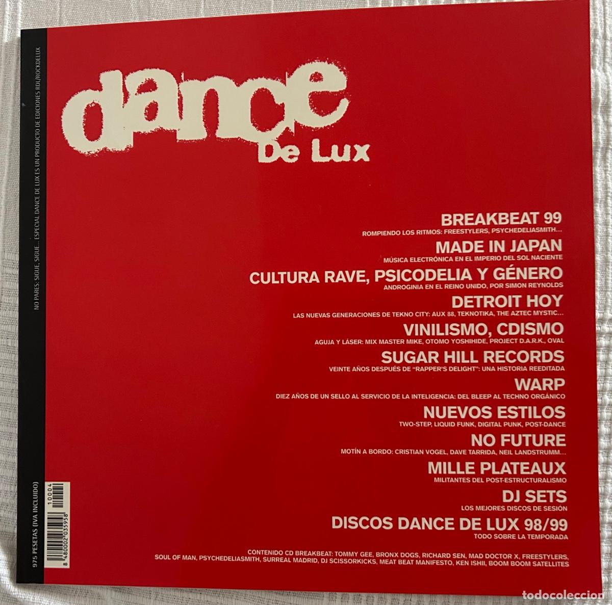Revistas de m&uacute;sica: Revista Dance de Lux. A&ntilde;o 1999