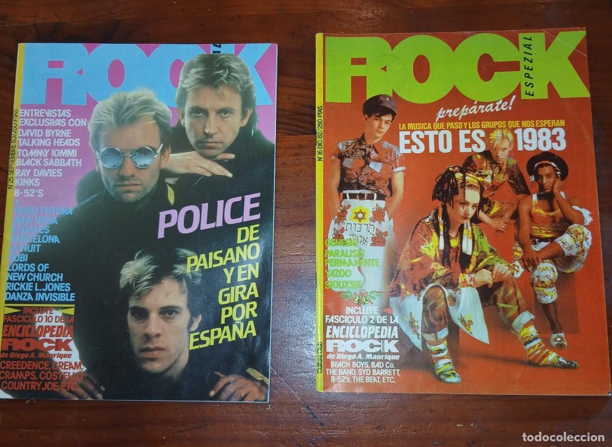 Revistas de m&uacute;sica: Dos revistas de principios de los 80 rock especial