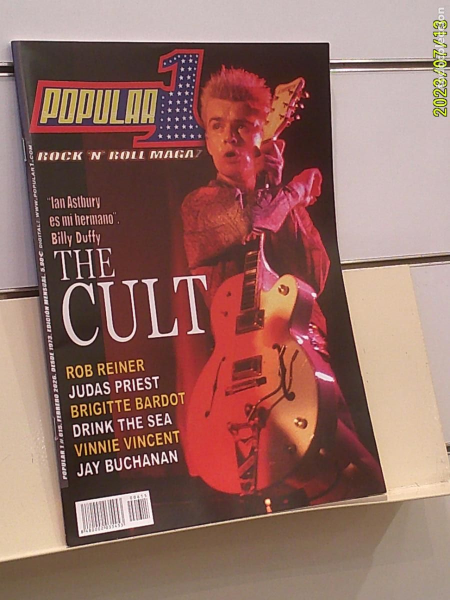 Revistas de m&uacute;sica: REVISTA POPULAR 1 ROCK AND ROLL MAGAZINE N&ordm; 615 FEBRERO 2026 THE CULT