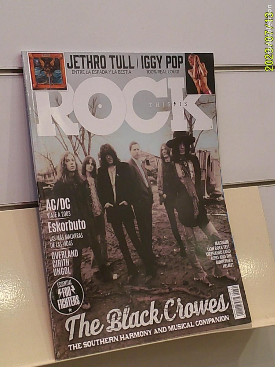 Revistas de m&uacute;sica: REVISTA THIS IS ROCK N&ordm; 234 DICIEMBRE 2023 THE BLACK CROWES