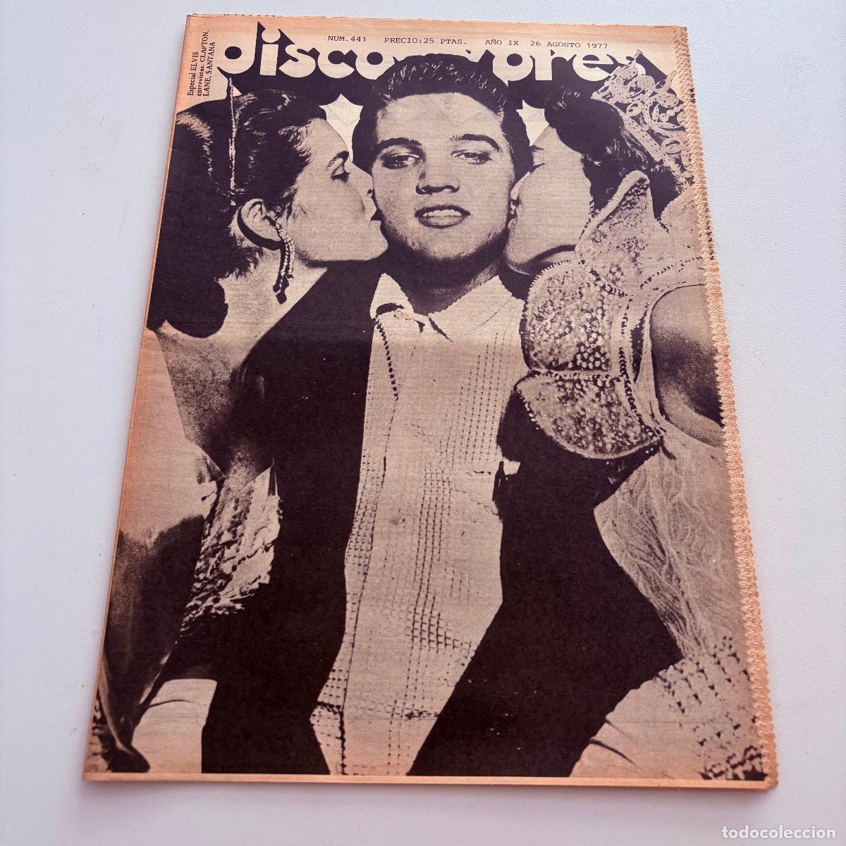 Revistas de m&uacute;sica: REVISTA PERIODICO DISCO EXPRES N&ordm; 441 ELVIS