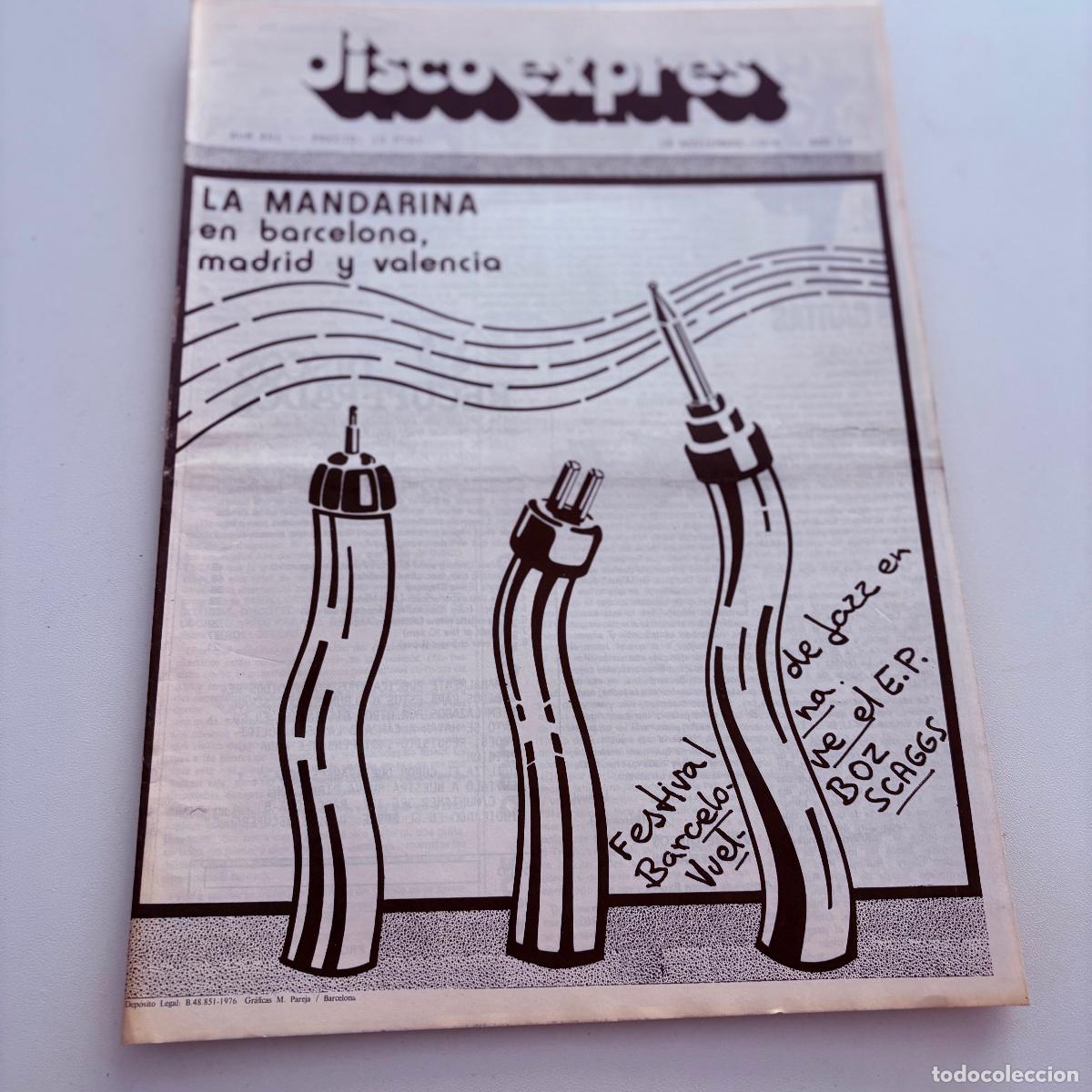 Magazines de musique: REVISTA PERIODICO DISCO EXPRES N&ordm; 401