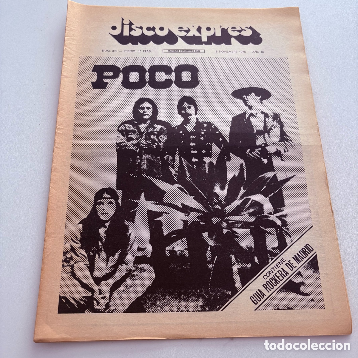 Revistas de m&uacute;sica: REVISTA PERIODICO DISCO EXPRES N&ordm; 399