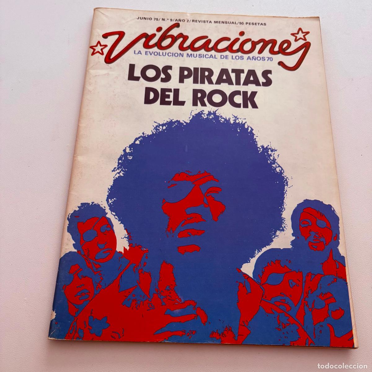Revistas de m&uacute;sica: revista vibraciones n&ordm; 9 INCLUYE POSTER CENTRAL
