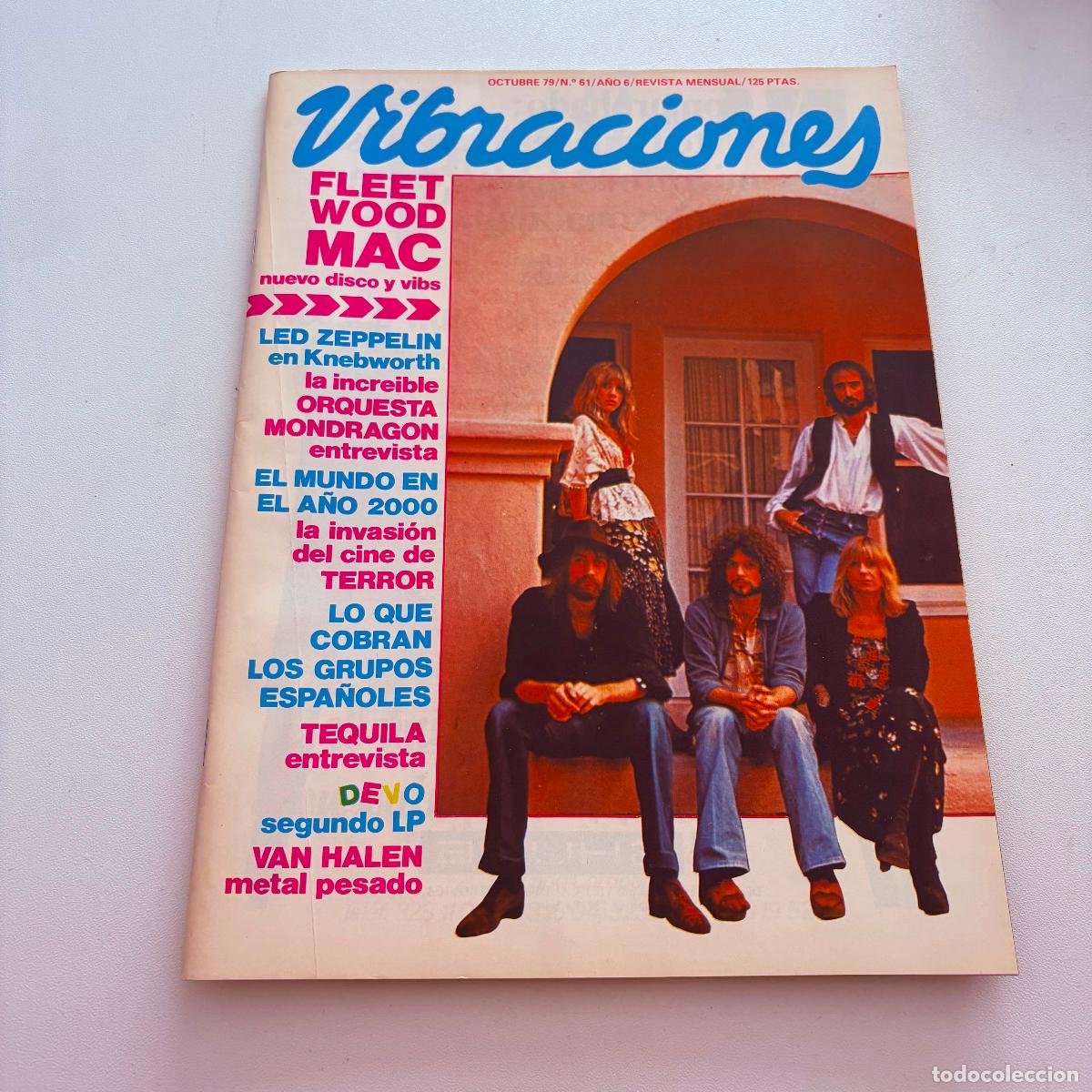 Revistas de m&uacute;sica: revista vibraciones n&ordm; 61 led zeppelin tequila devo COMPLETA