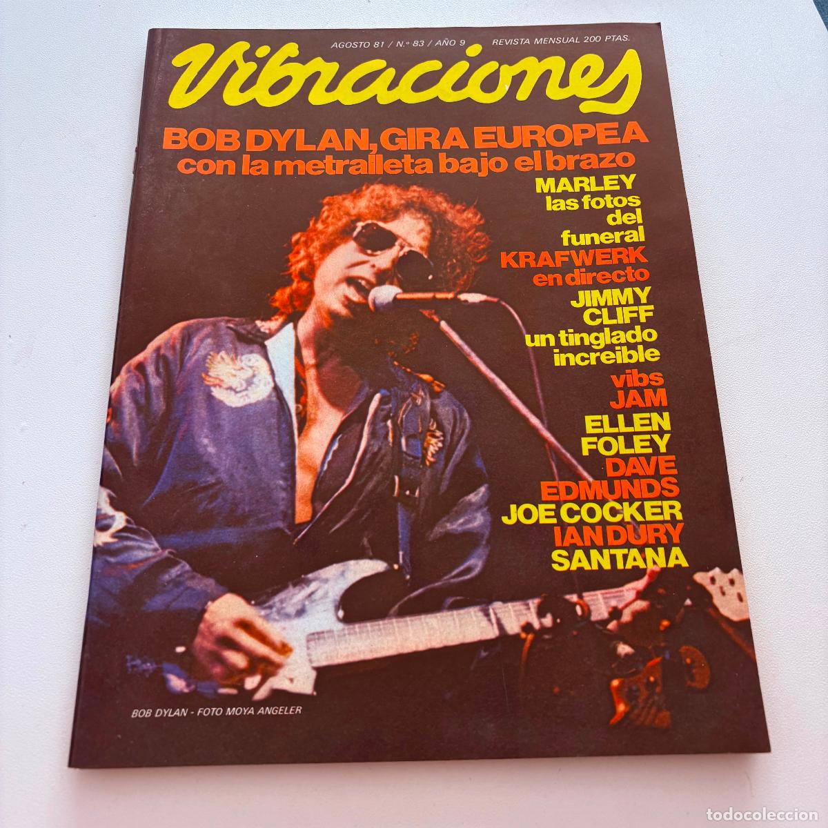 Revistas de m&uacute;sica: revista vibraciones n&ordm; 83 bob dylan ian dury COMPLETA