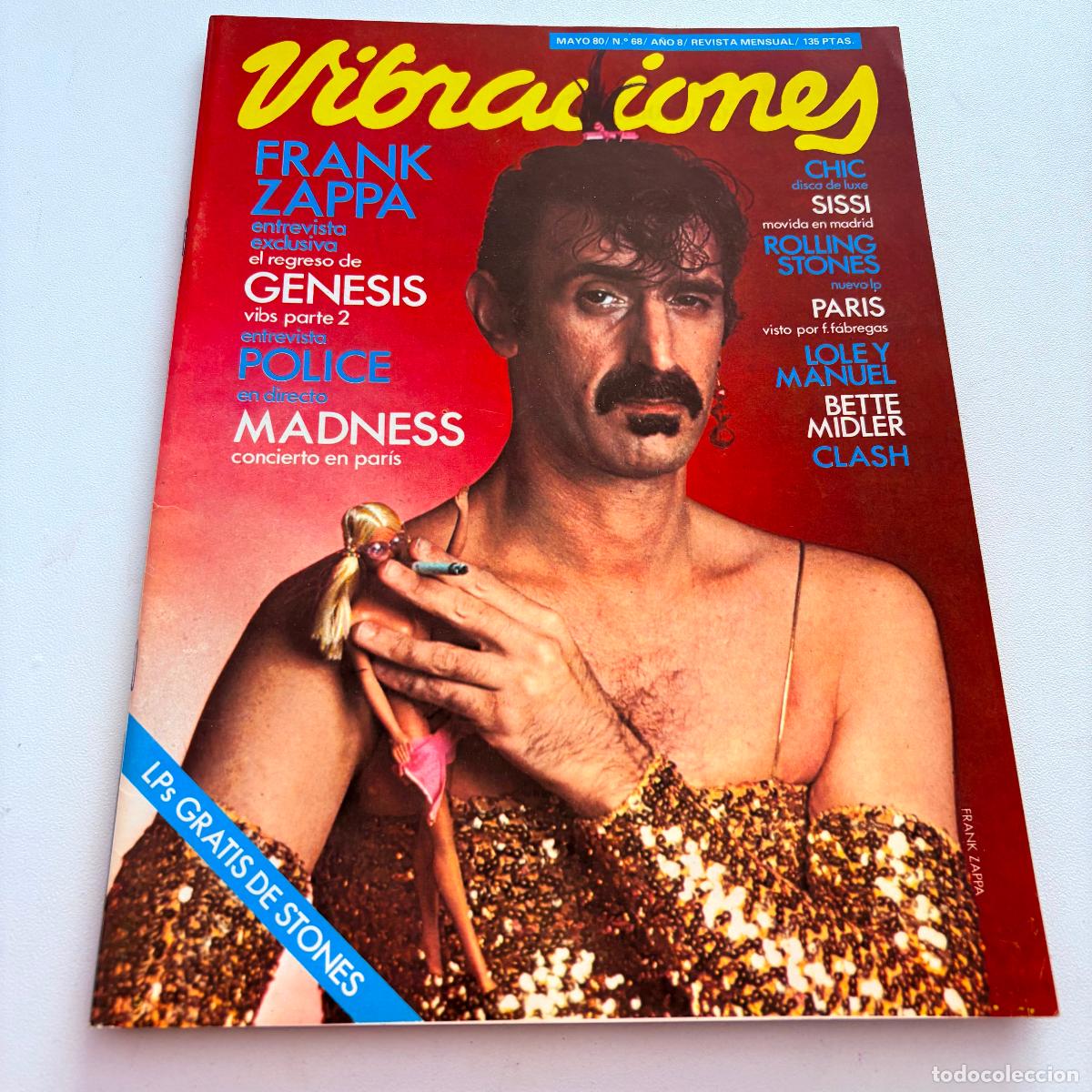 Revistas de m&uacute;sica: revista vibraciones n&ordm; 68 frank zappa genesis COMPLETA