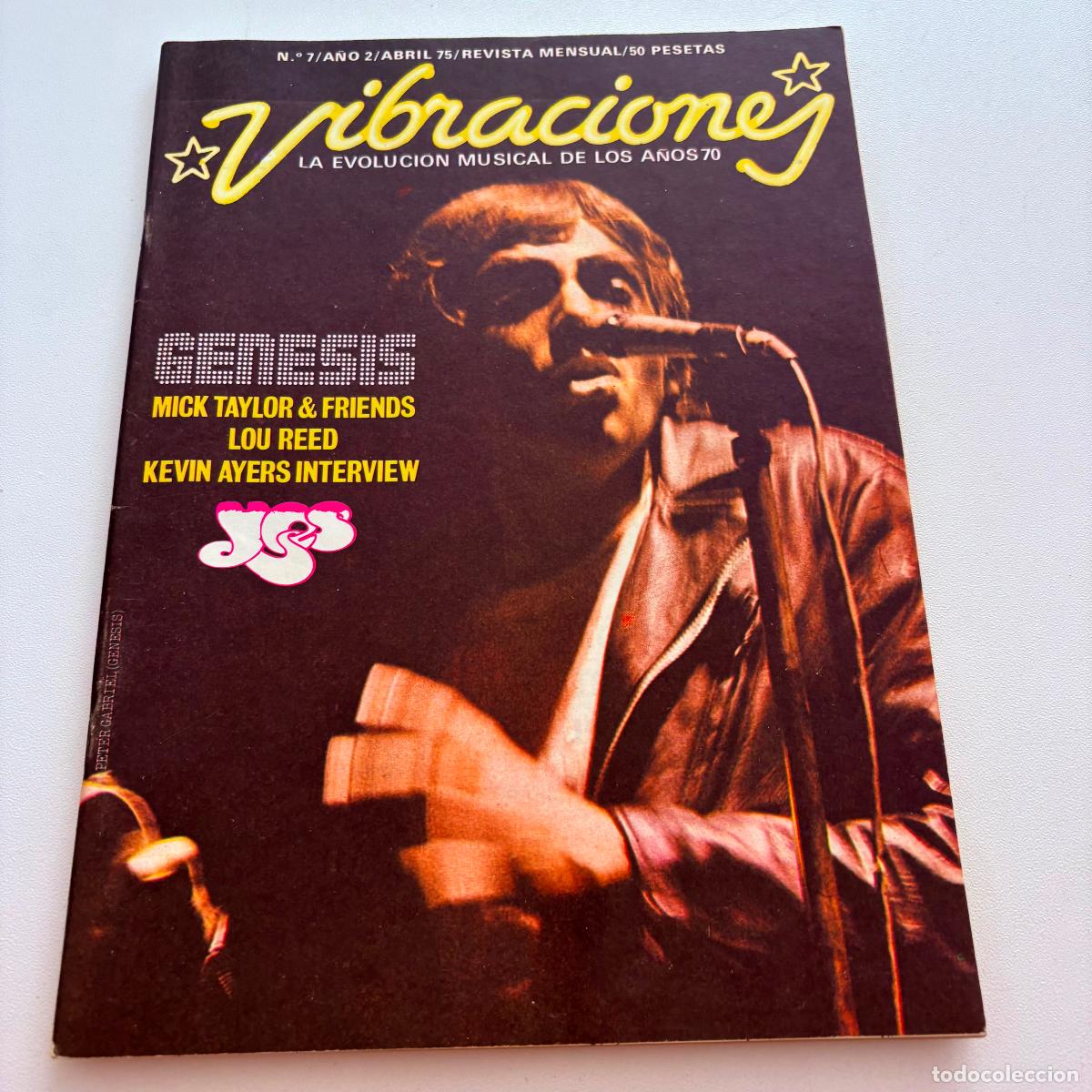 Revistas de m&uacute;sica: revista vibraciones n&ordm; 7 genesis lou reed COMPLETA