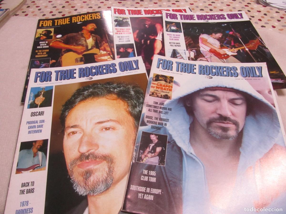 Riviste di musica: BRUCE SPRINGSTEEN, REVISTA POINT BLANK Y THE STONE PONY, LOTE DE 5 REVISTAS
