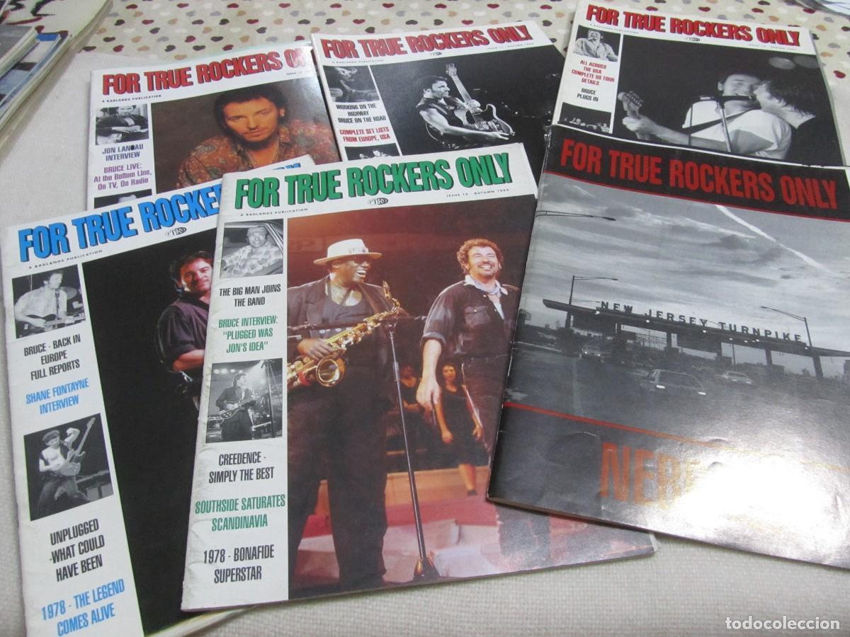 Revistas de m&uacute;sica: BRUCE SPRINGSTEEN, REVISTA FTRO, FOR TRUE ROCKERS ONLY, LOTE DE 11 REVISTAS