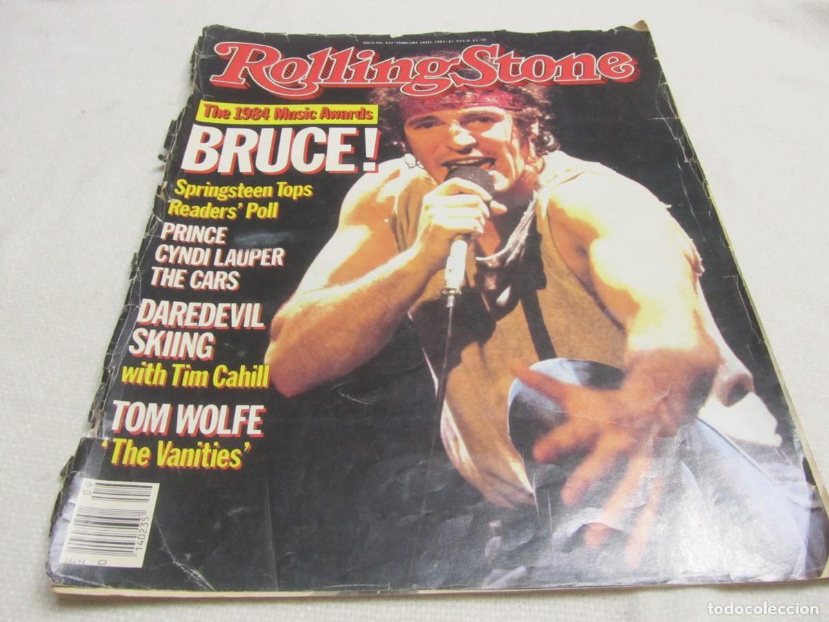 Revistas de m&uacute;sica: BRUCE SPRINGSTEEN,REVISTA ROLLING STONE 1985, EDICION AMERICANA, CON DEFECTOS,PRINCE, THE CARS