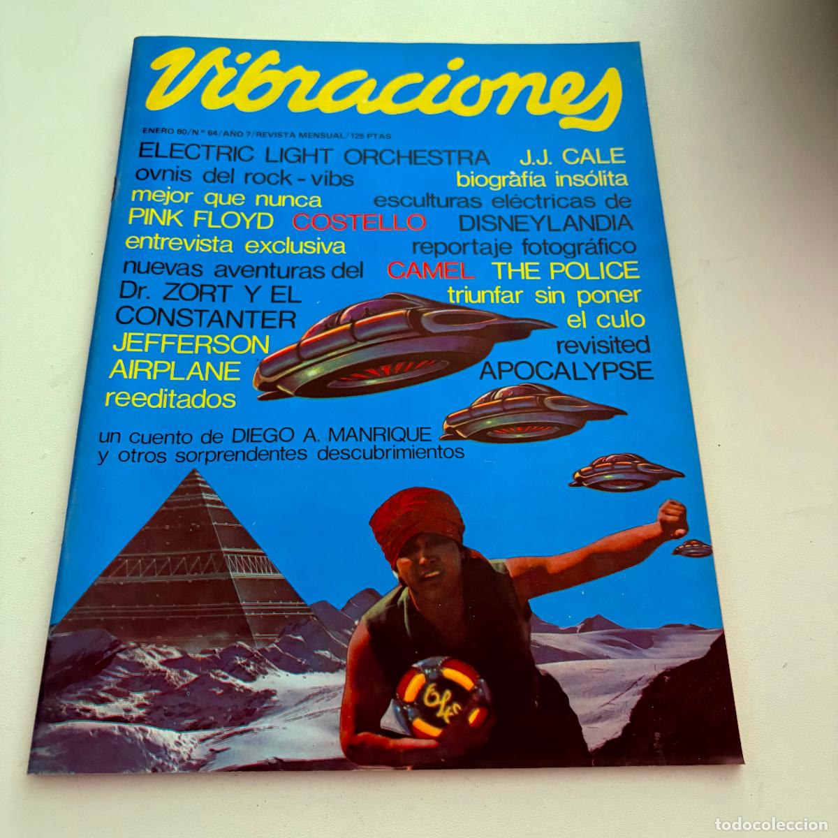Revistas de m&uacute;sica: revista vibraciones n&ordm; 64 j.j. cale camel the police elvis costello COMPLETA
