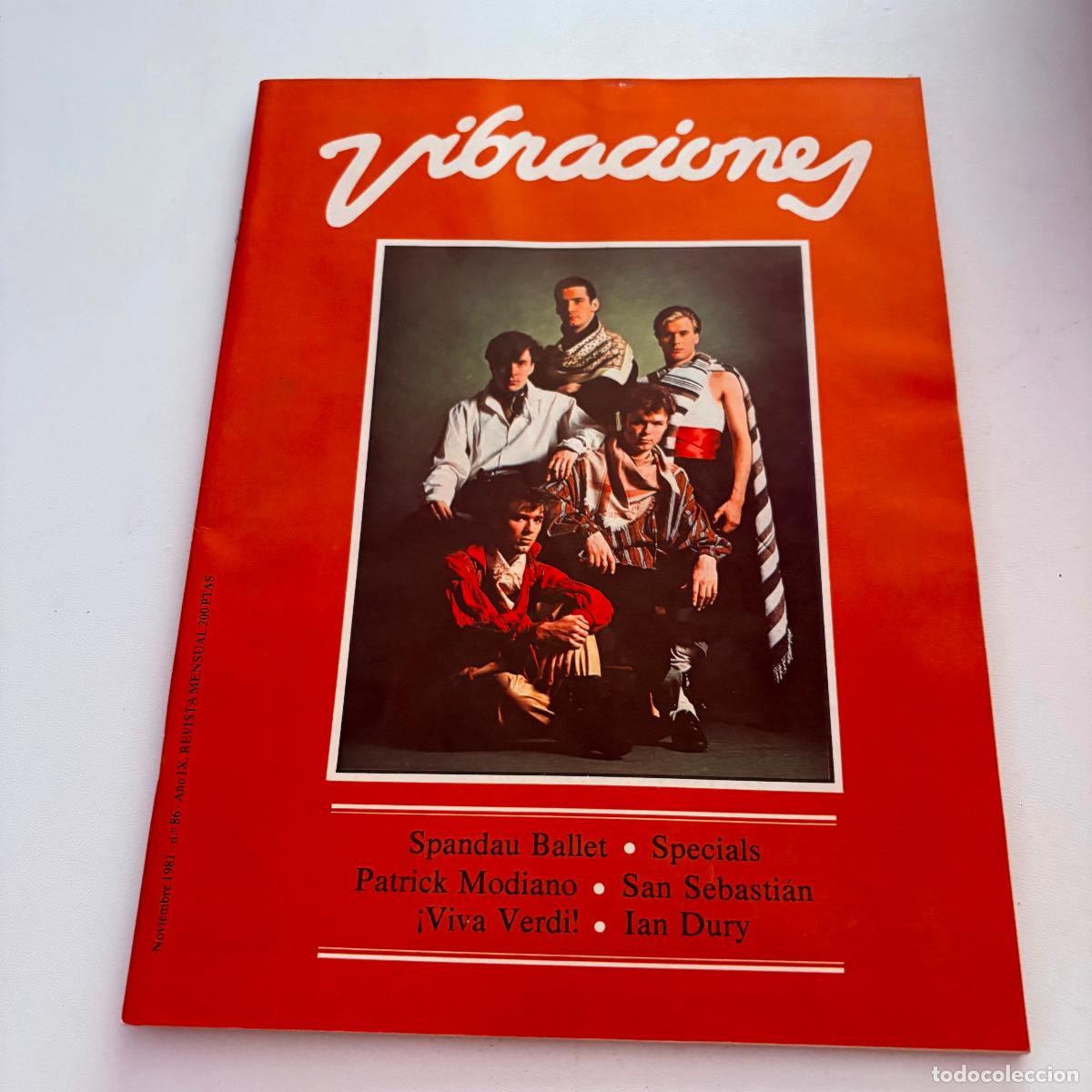 Revistas de m&uacute;sica: revista vibraciones n&ordm; 86 the special patrick modiano COMPLETA