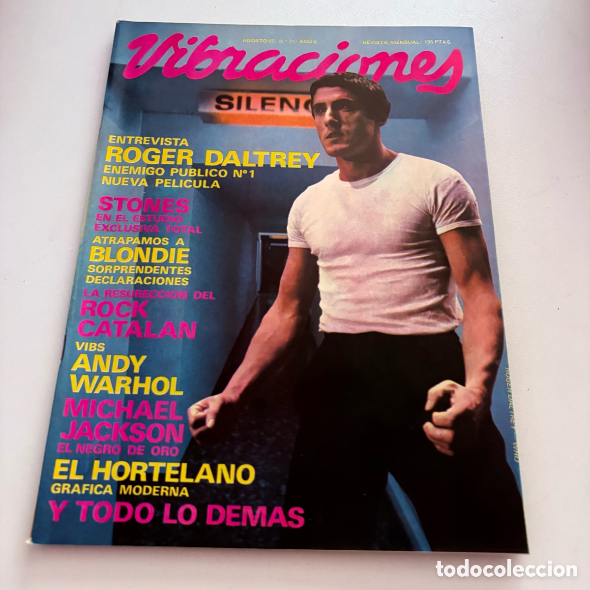 Revistas de m&uacute;sica: revista vibraciones n&ordm; 71 michael jackson rolling stones blondie COMPLETA