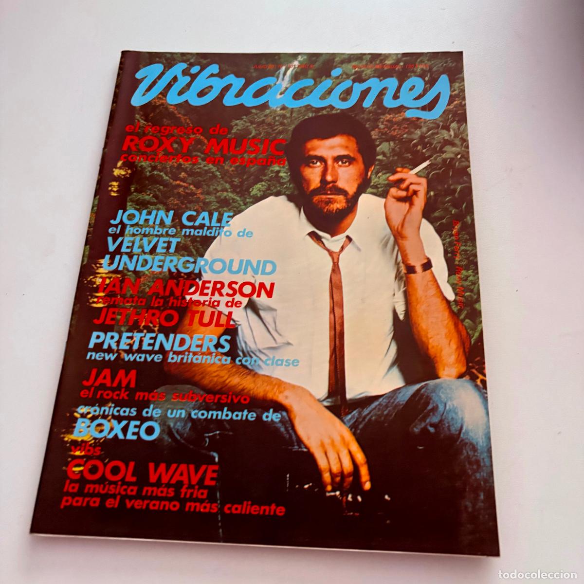 Revistas de m&uacute;sica: revista vibraciones n&ordm; 70 the jam pretenders velvet underground COMPLETA