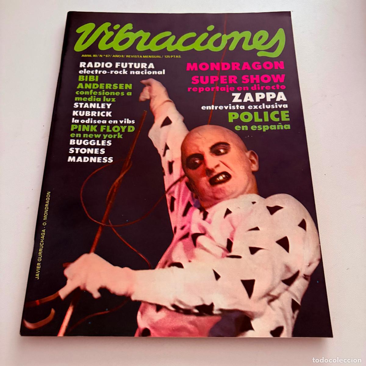 Revistas de m&uacute;sica: revista vibraciones n&ordm; 67 radio futura bibi andersen the police COMPLETA