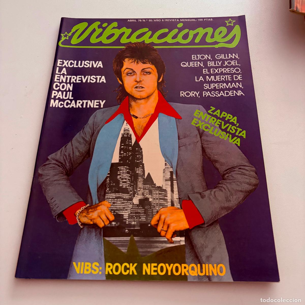 Revistas de m&uacute;sica: revista vibraciones n&ordm; 55 paul mccartney COMPLETA