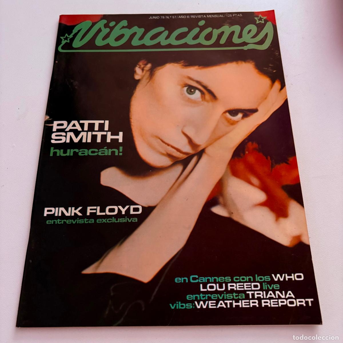 Revistas de m&uacute;sica: revista vibraciones n&ordm; 57 pink floyd patti smith COMPLETA