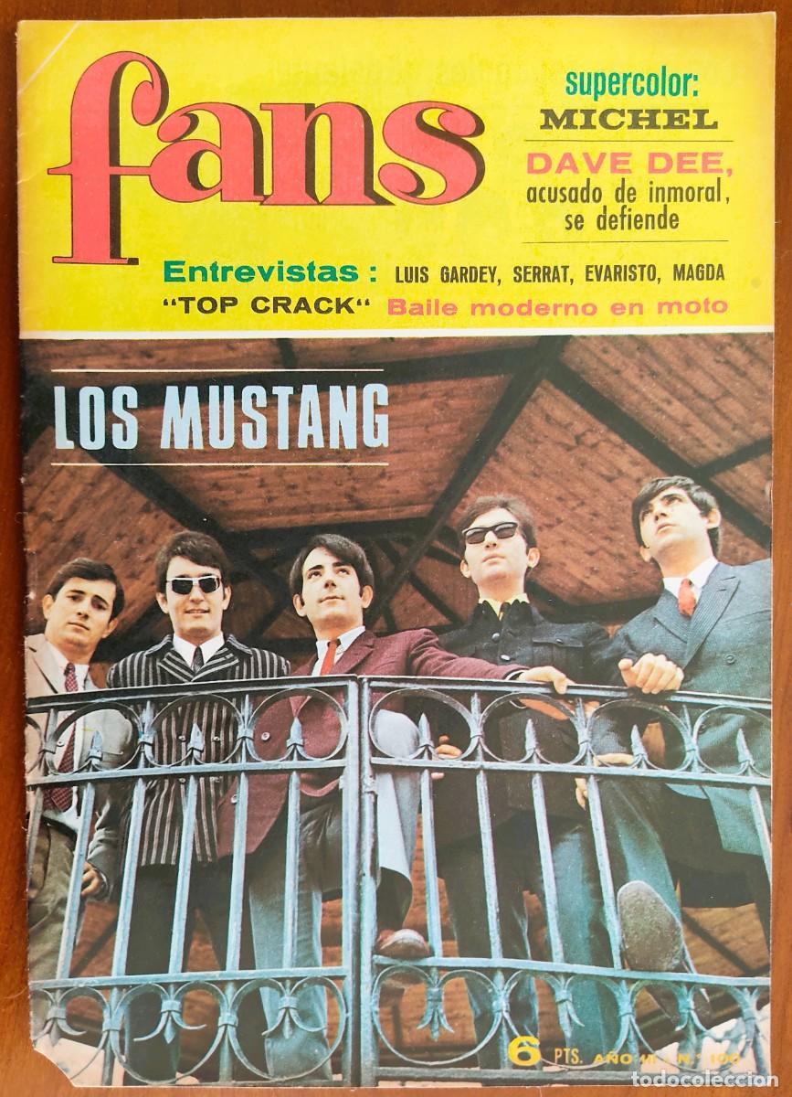 Revistas de m&uacute;sica: REVISTA FANS N&ordm; 100 - A&Ntilde;O 1967 - POSTER CENTRAL DE MICHEL