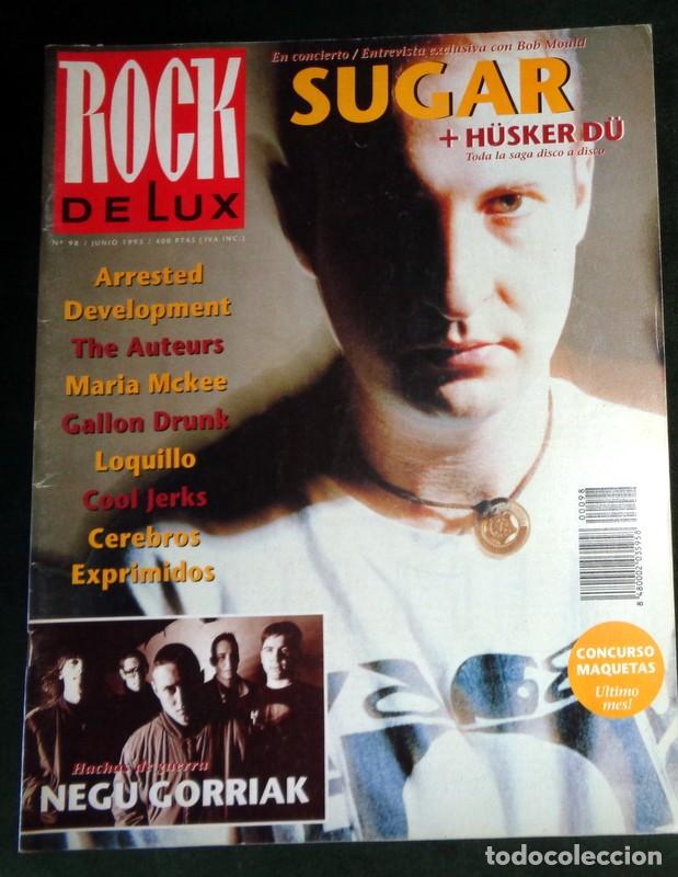 Revistas de m&uacute;sica: REVISTA ROCK DE LUX RDL N&ordm;98 Junio 1993. LOQUILLO. NEGU GORRIAK. RESE&Ntilde;A BANDA TRAPERA DEL RIO