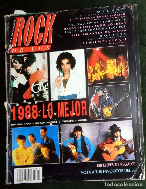 Revistas de m&uacute;sica: REVISTA ROCK DE LUX RDL N&ordm;48 Enero 1989. RESUMEN A&Ntilde;O 1988. LOQUILLO. MECANO REPORTAJE. KORTATU.