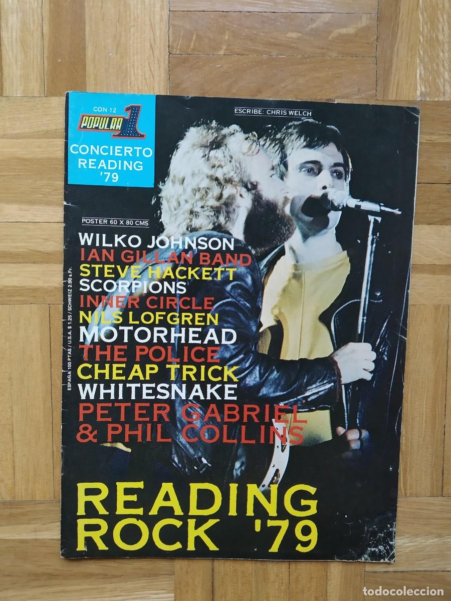Revistas de m&uacute;sica: REVISTA POPULAR 1 12 SCORPIONS THE POLITE PHIL COLLINS WITHESNAKE MOTORHEAD STEVE HACKETT + POSTER