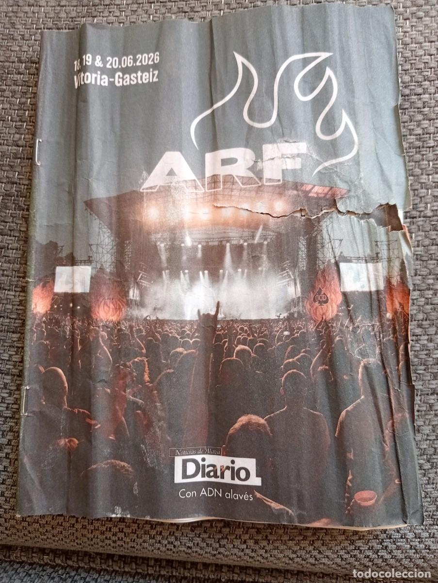 Revistas de m&uacute;sica: Azkena ARF Vitoria Gasteiz Alice Cooper Voivod Corrosion Of Conformity /Variascompras10%o 20%descuen