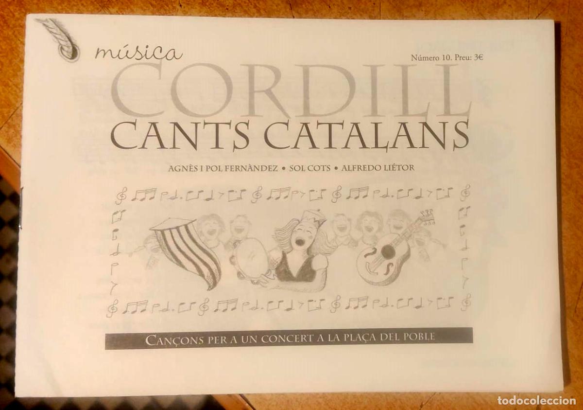Revistas de m&uacute;sica: revista CULTURAL CORDILL Cants catalans de A. FERNANDEZ, ANGEL/COTS, SOL/LIETOR