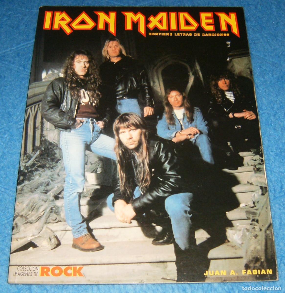Revistas de m&uacute;sica: LIBRO REVISTA . COLECCION IM&Aacute;GENES DEL ROCK . IRON MAIDEN por Juan A. Fabian