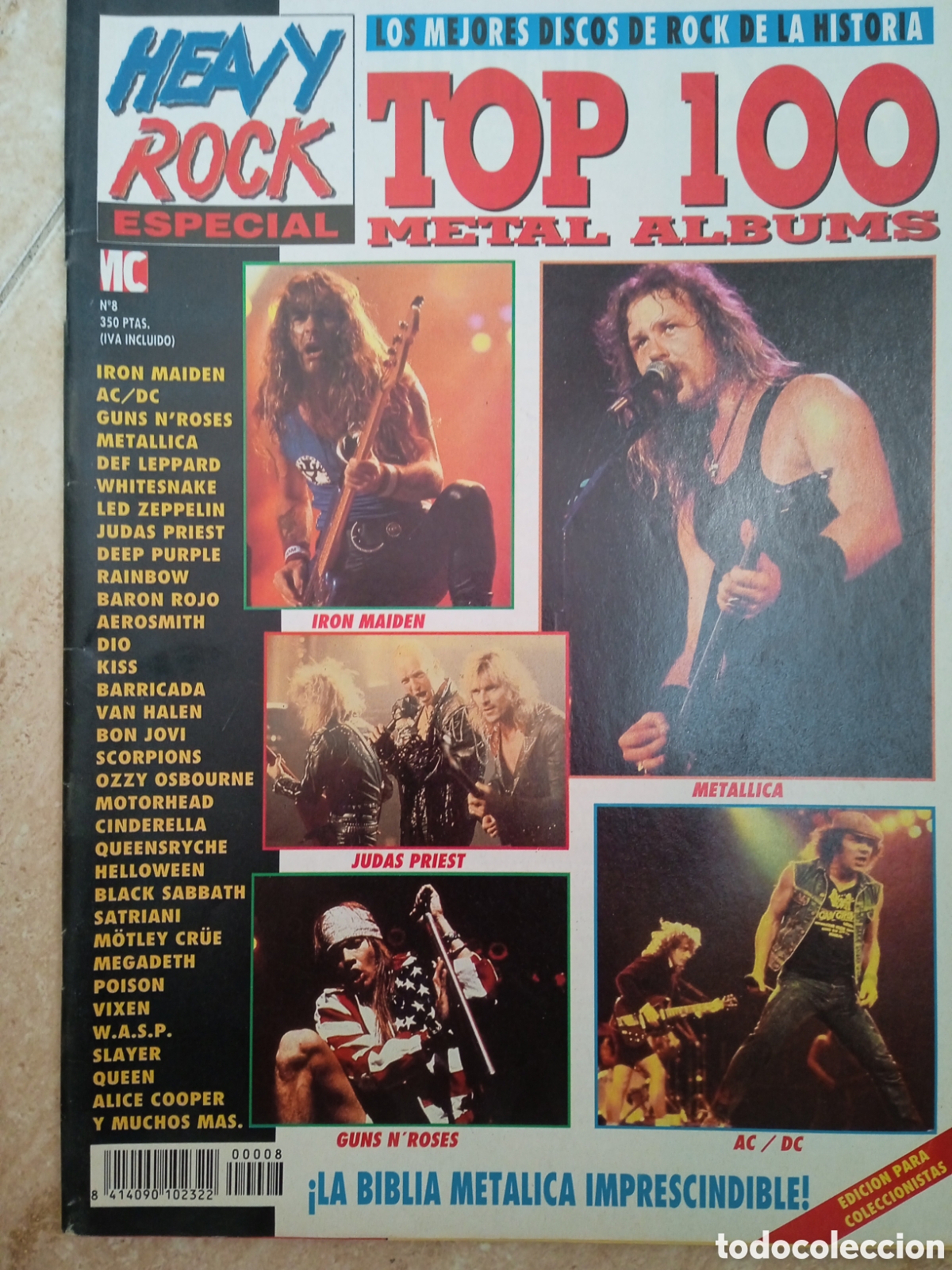 Revistas de m&uacute;sica: Heavy Rock Especial Top 100 Metal Albums