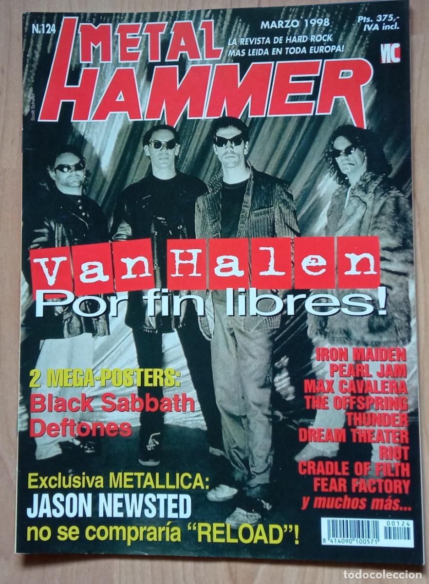 Revistas de m&uacute;sica: Metal Hammer 124 / Van Halen, Soulfly, Mago de Oz, Sacred Steel, Pearl Jam, Thunder...