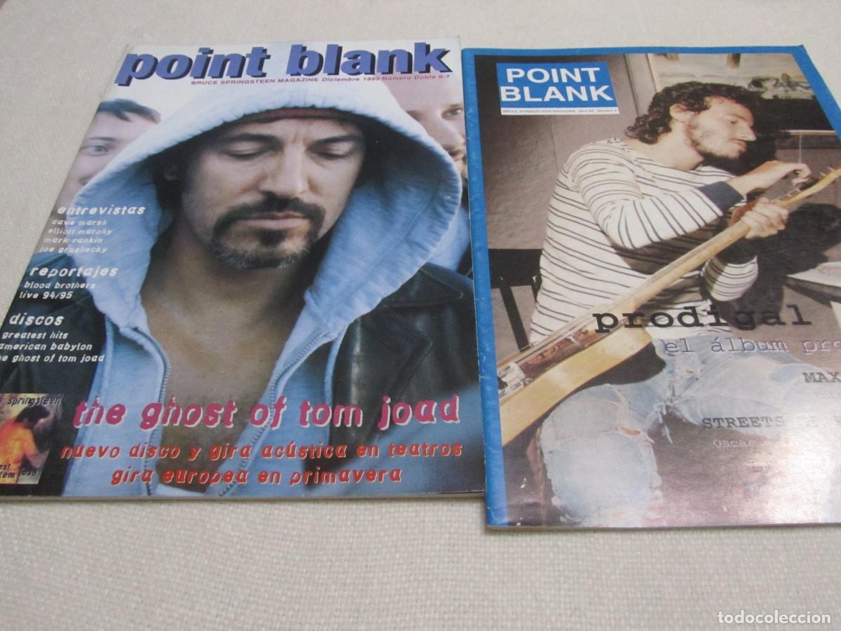 Revistas de m&uacute;sica: BRUCE SPRINGSTEEN, REVISTA POINT BLANK Y THE STONE PONY, LOTE DE 5 REVISTAS