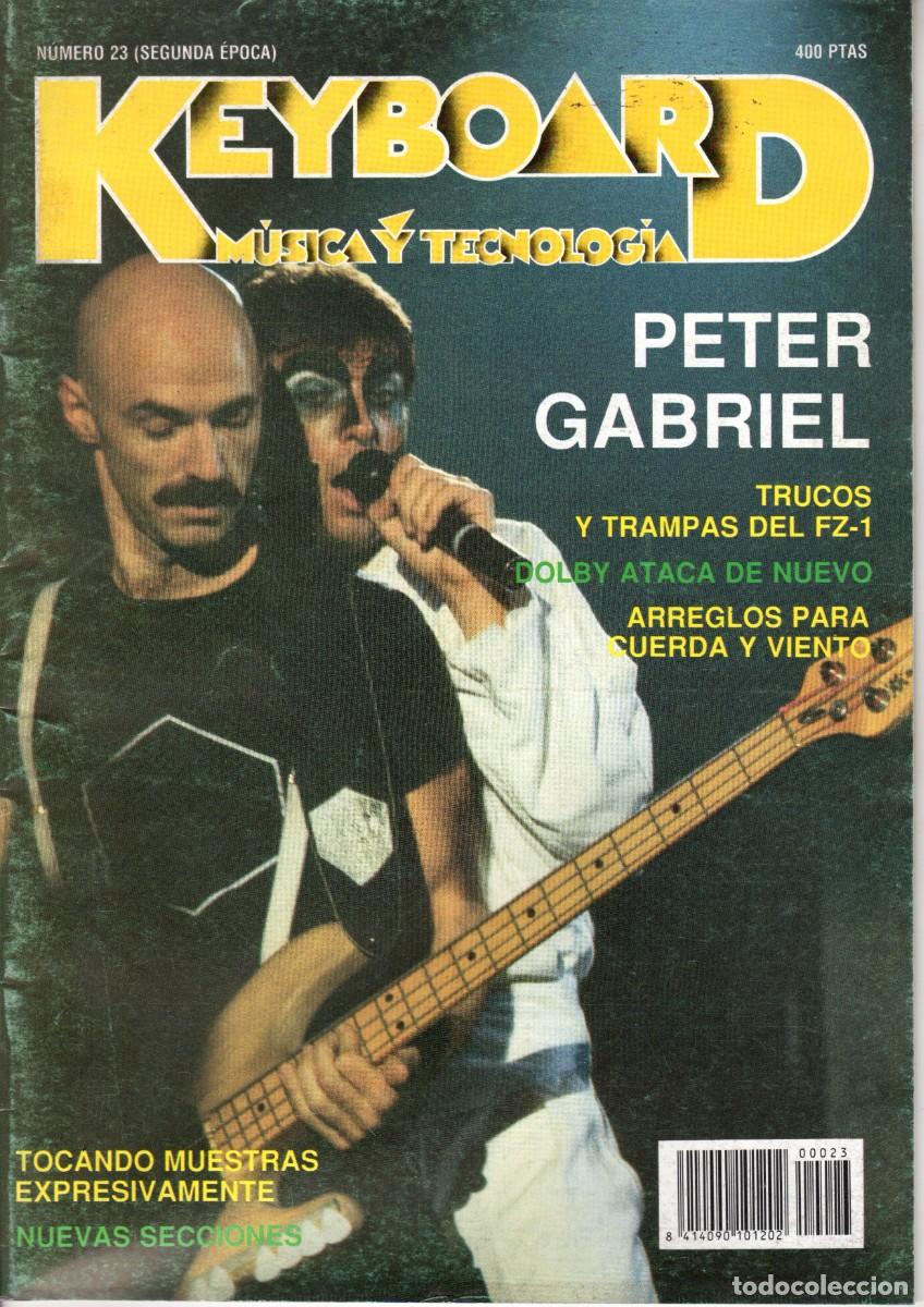 Revistas de m&uacute;sica: REVISTA KEYBOARD MUSICA Y TECNOLOGIA N&ordm; 23 Peter Gabriel FZ-1