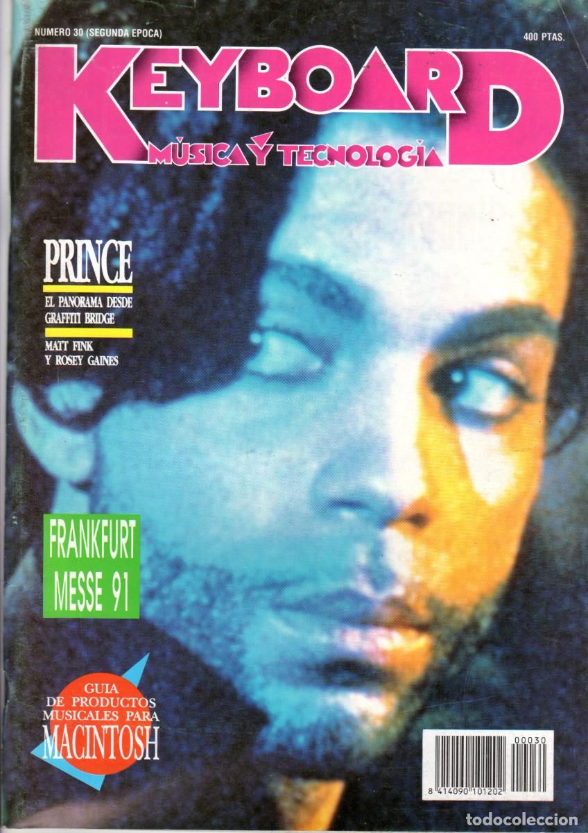 Revistas de m&uacute;sica: REVISTA KEYBOARD MUSICA Y TECNOLOGIA - N&ordm; 30 Prince Guia Macintosh
