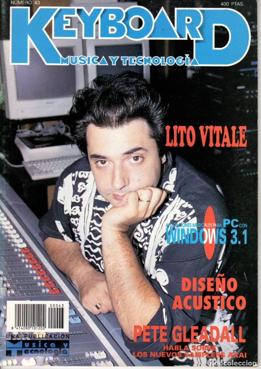 Revistas de m&uacute;sica: REVISTA KEYBOARD MUSICA Y TECNOLOGIA - N&ordm; 43 Lito Vitale Dise&ntilde;o acustico