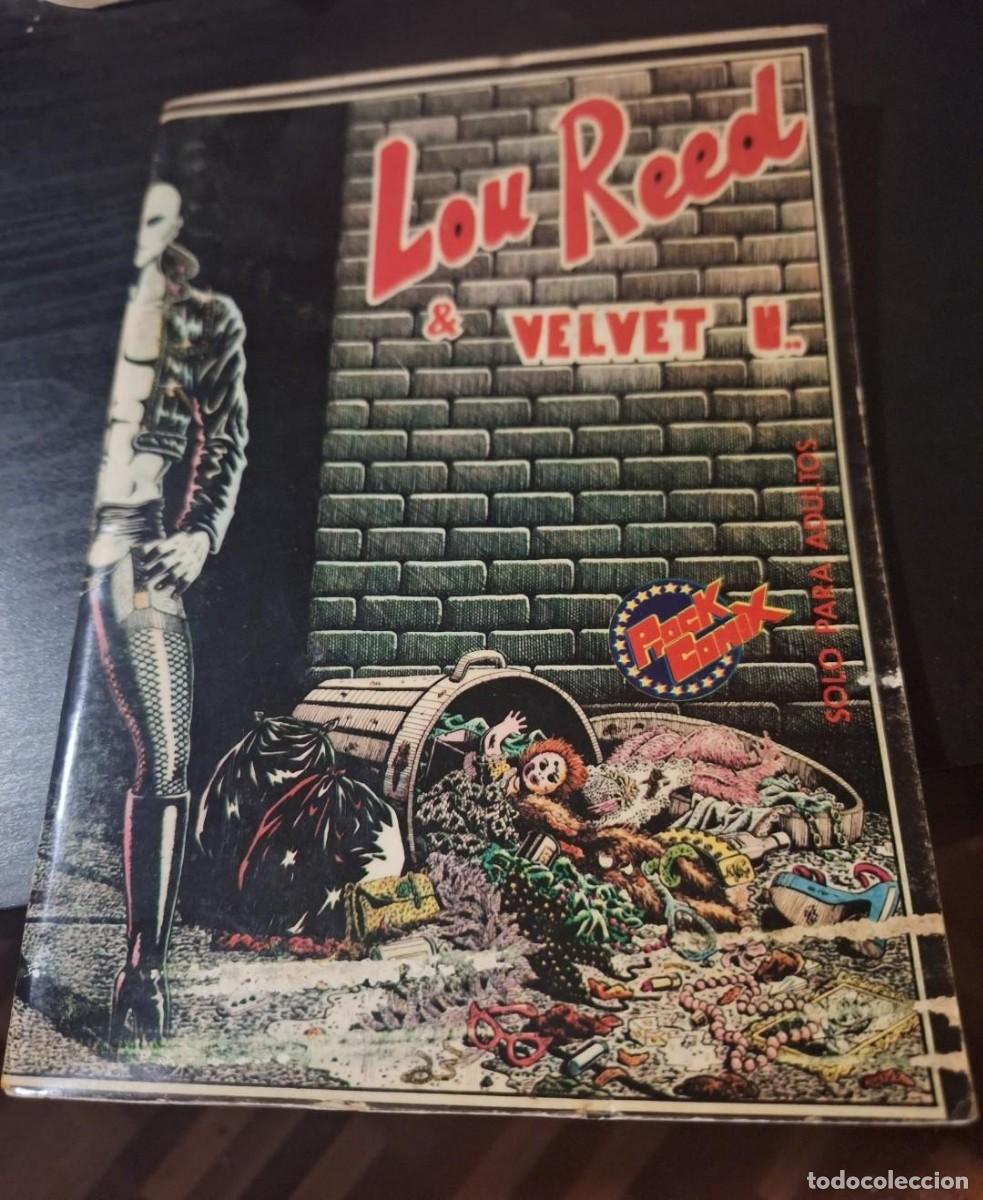 Revistas de m&uacute;sica: LOU REED & VELVET UNDERGROUND - COMIC 64/66 PAGINAS NAZARIO - ROCK COMIX