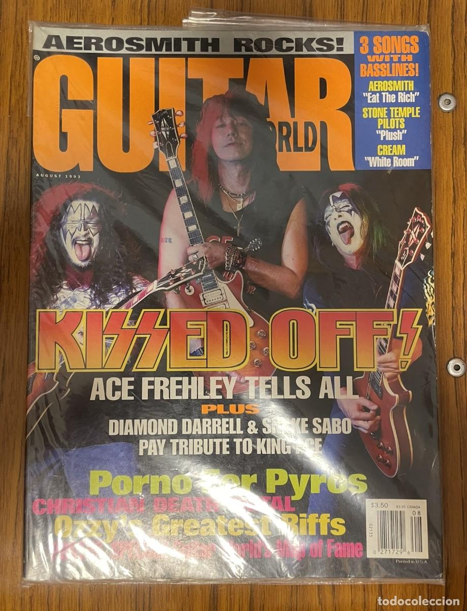Revistas de m&uacute;sica: Revista Guitar World (Agosto 1993) - Ace Frehley / KISS