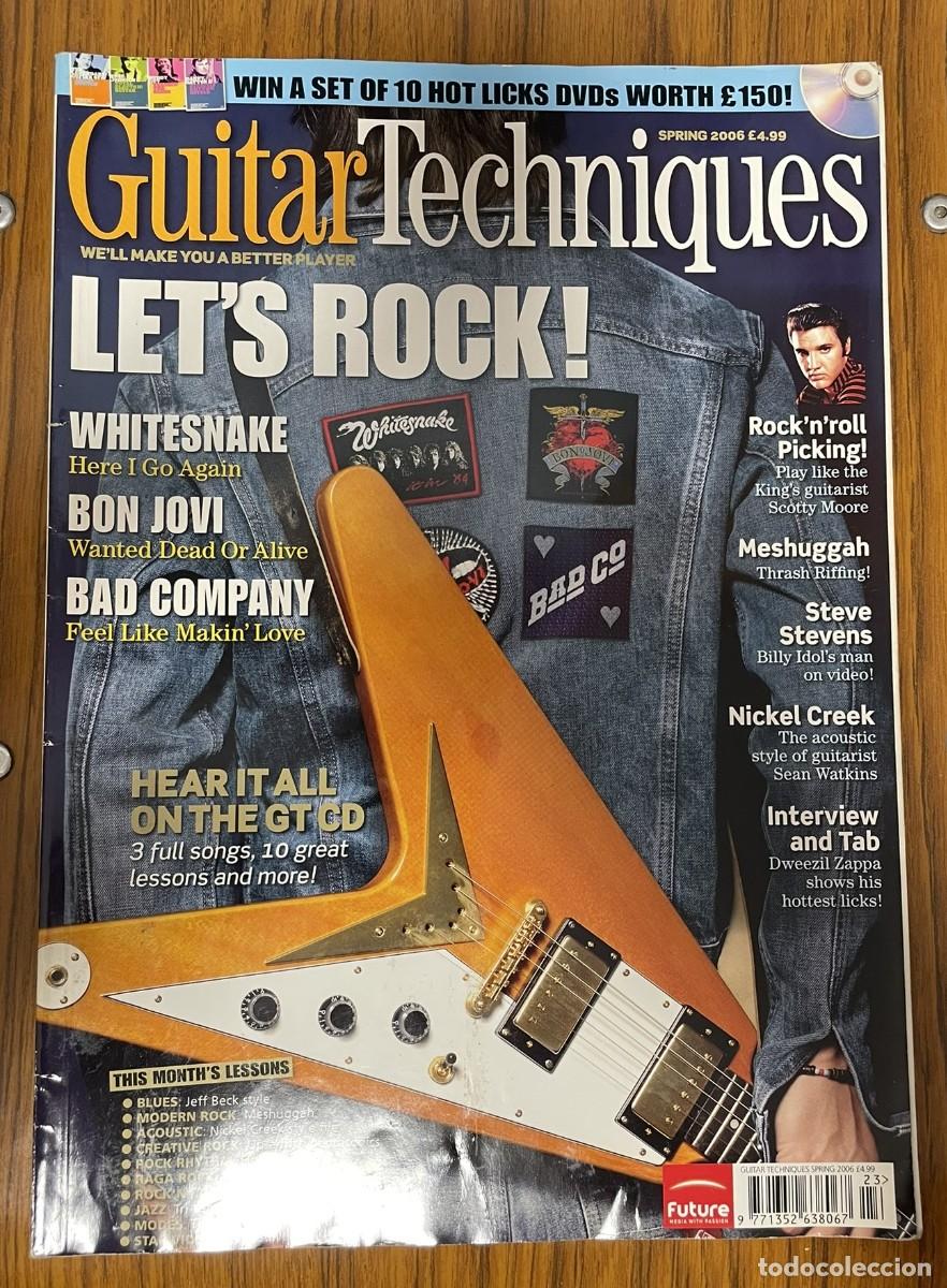 Revistas de m&uacute;sica: Revista Guitar Techniques (Primavera 2006) - Let's Rock!