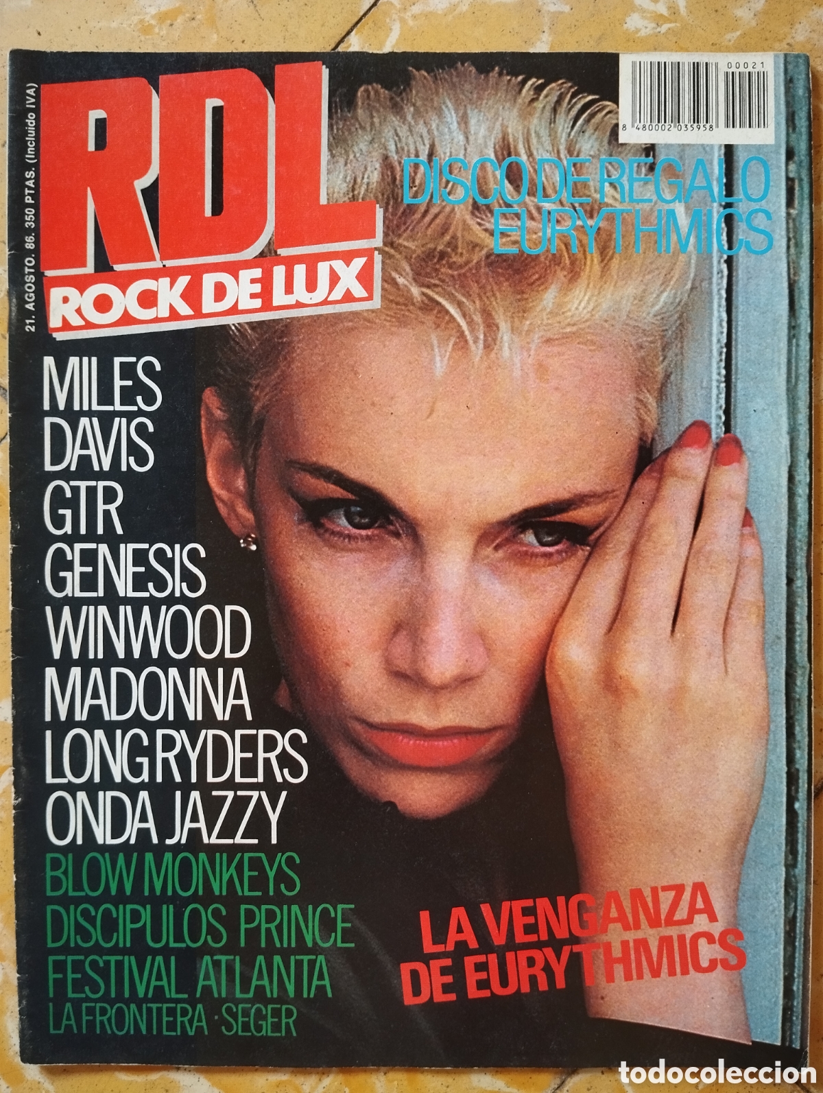 Revistas de m&uacute;sica: Eurythmics - RDL - revista