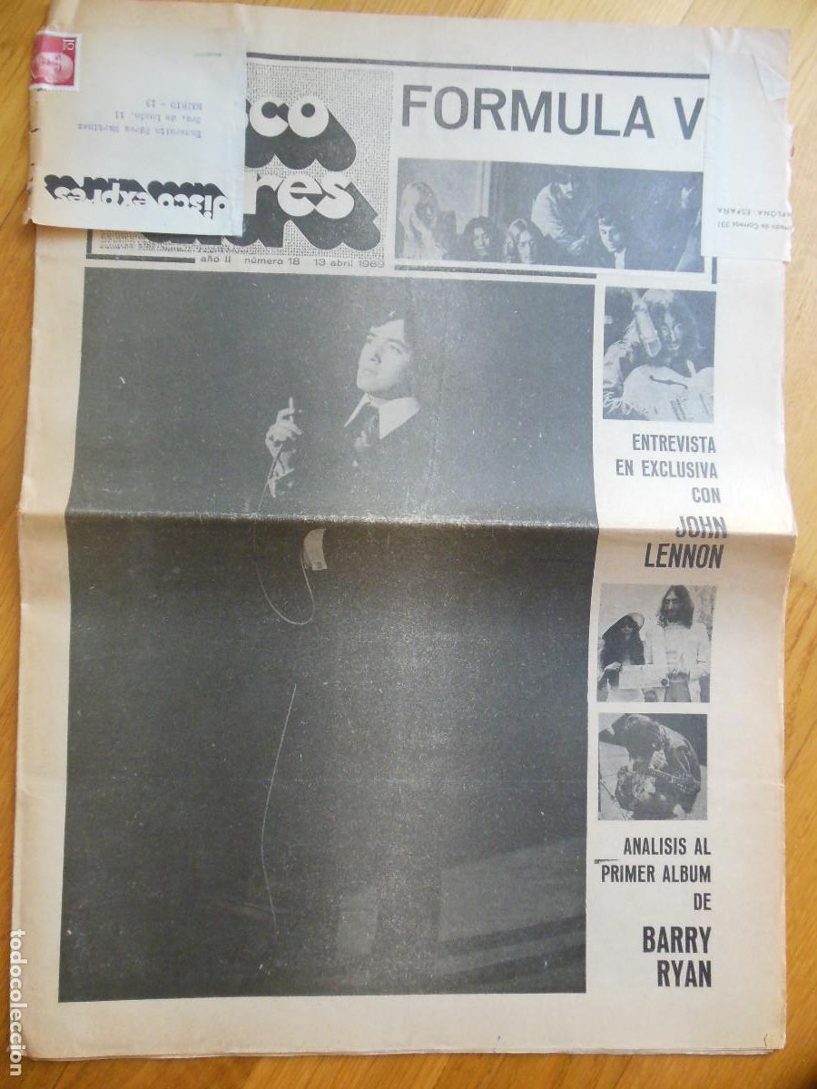Magazines de musique: REVISTA DISCO EXPRES N&ordm; 18 THE BEATLES FORMULA V BARRY RYAN PAU RIBA JUDY COLLINS UNDERGROUND 1969