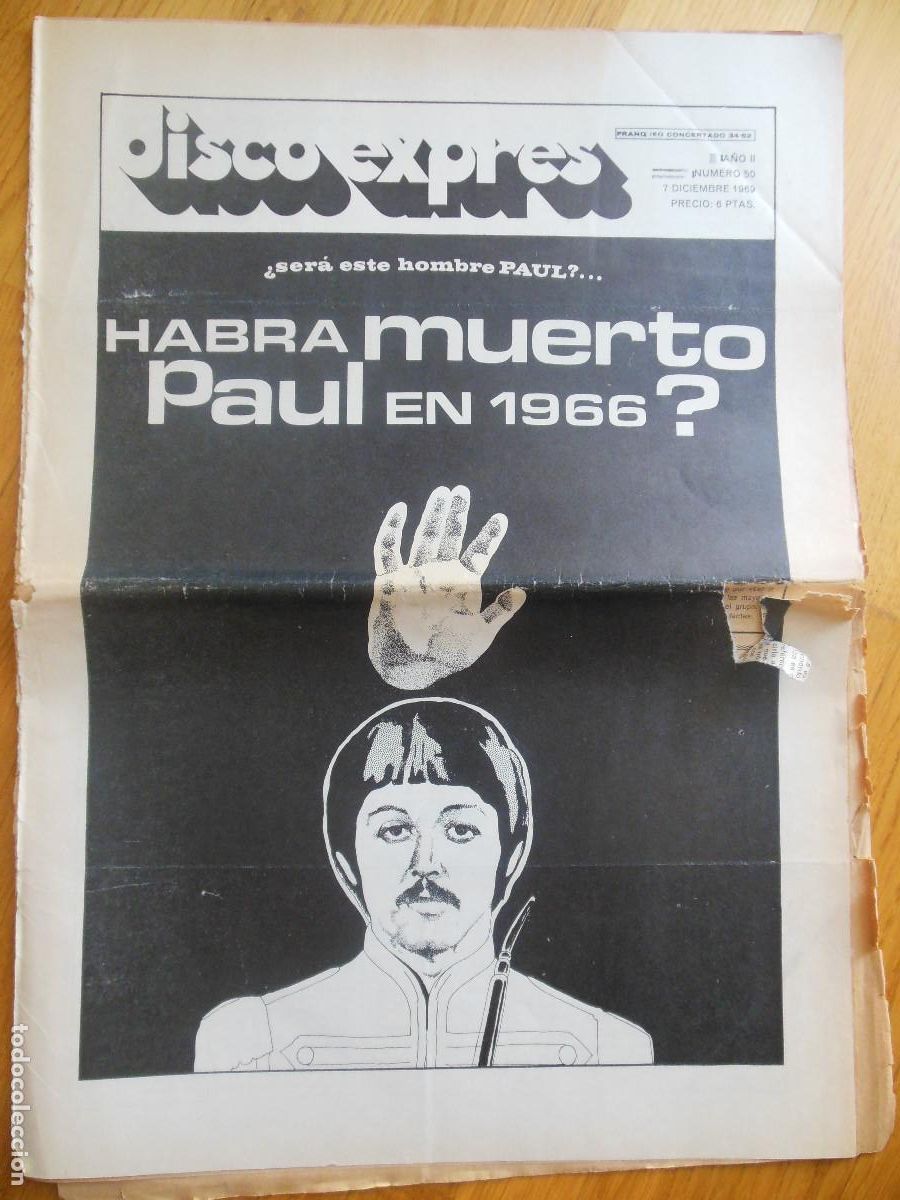 Revistas de m&uacute;sica: REVISTA DISCO EXPRES N&ordm; 50 THE BEATLES ROLLING STONES VICTOR MANUEL JAVALOYAS 1969