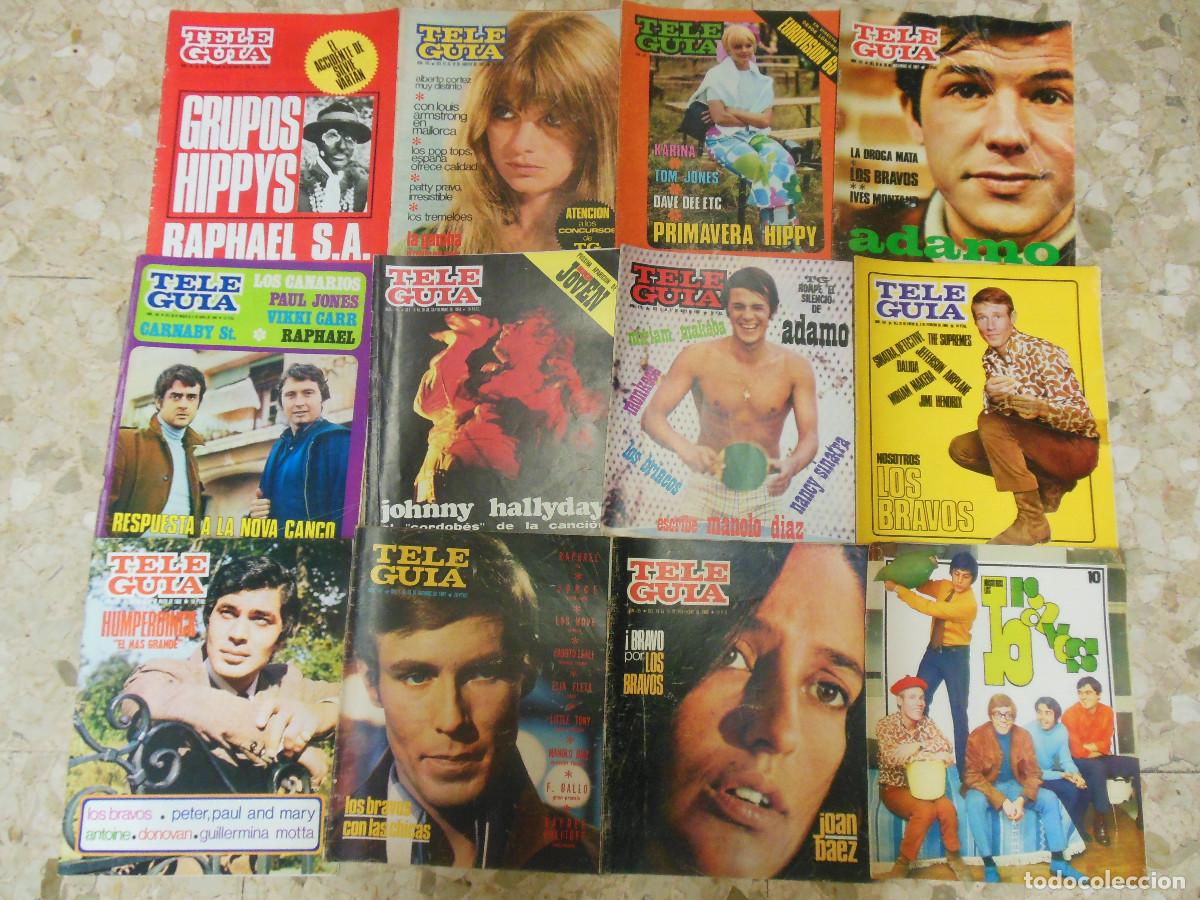 Revistas de m&uacute;sica: REVISTA DE MUSICA TELE GUIA - LOTE DE 25 NUMEROS - THE BEATLES RAPHAEL BOB DYLAN